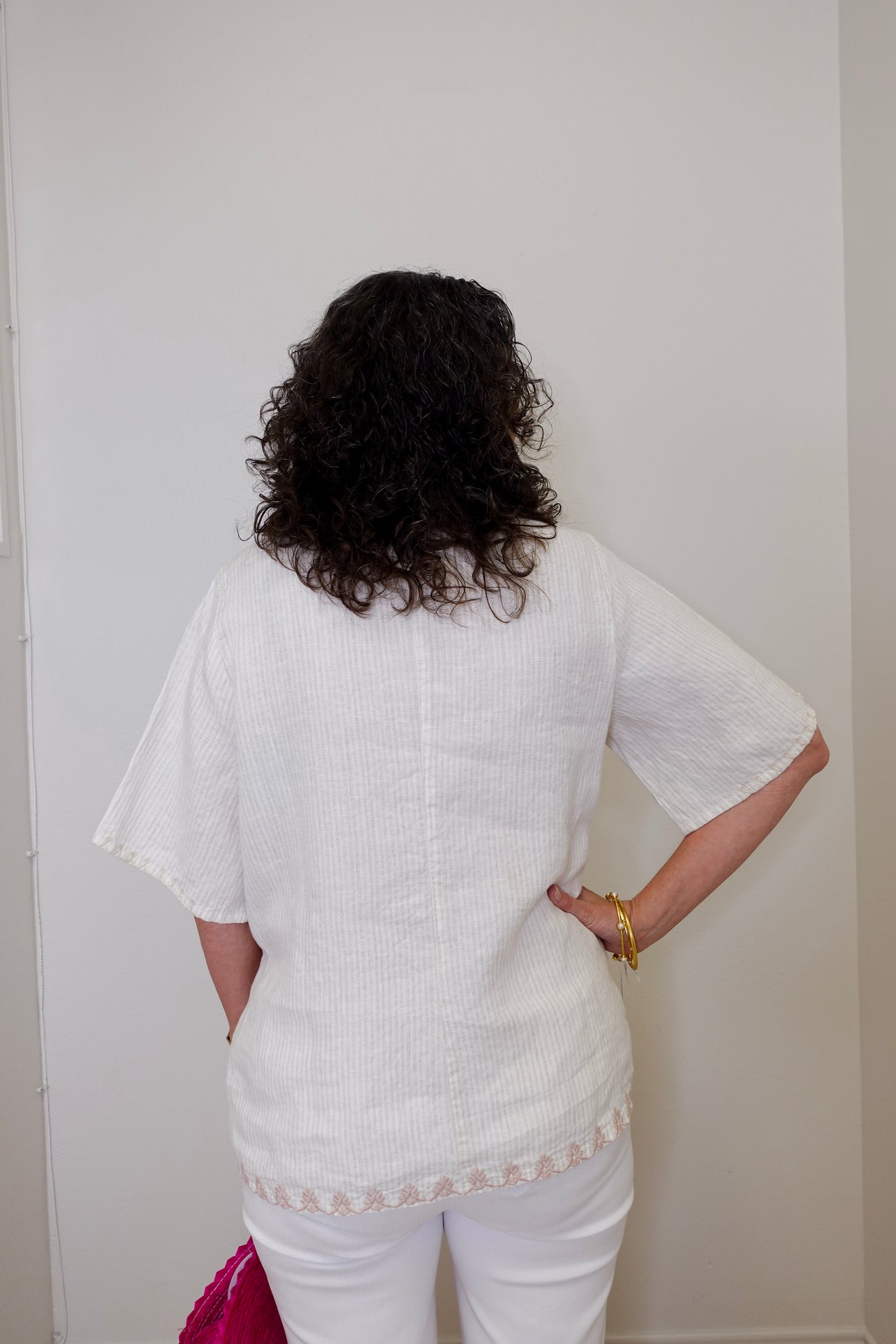 Ruffle Sleeve Field Blouse