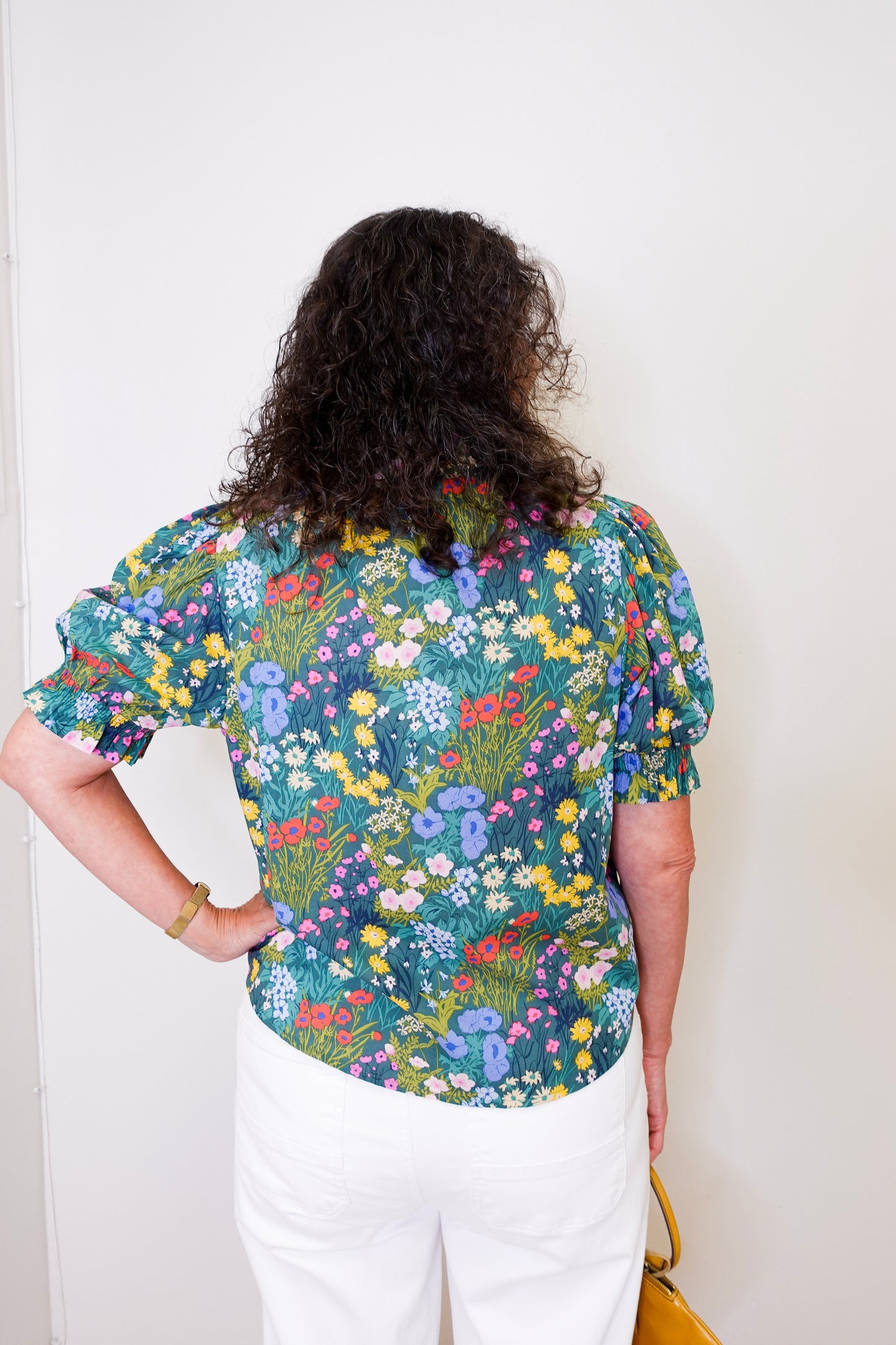 S/S Floral Print Blouse