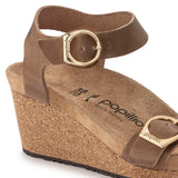 SOLEY LEATHER BUCKLE WEDGE