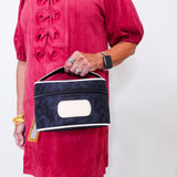 Coated Canvas Mini Make-Up Case