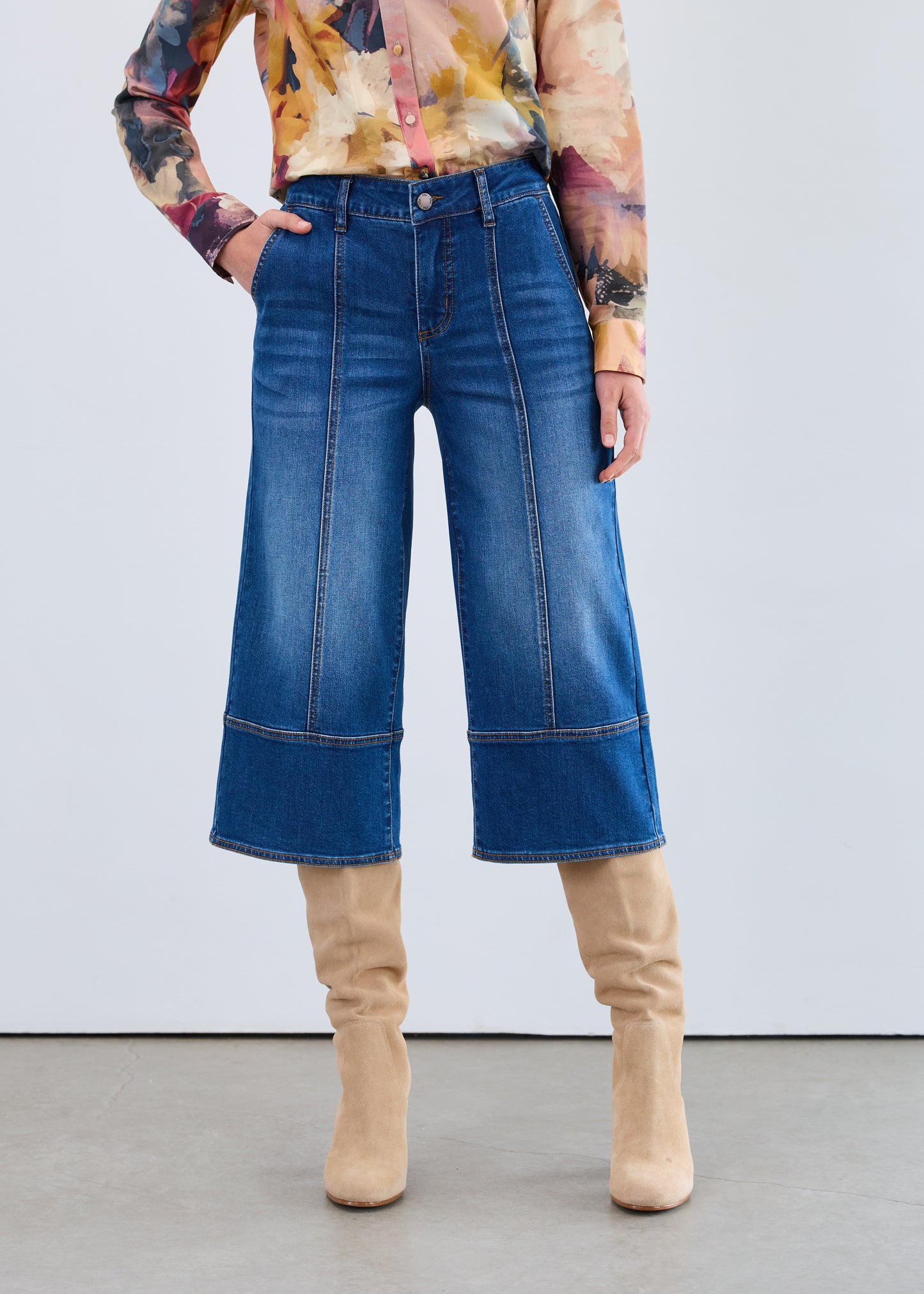 Olivia Wide Gaucho Pant
