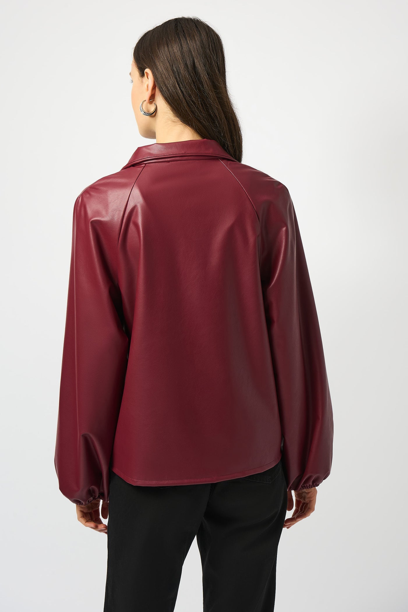 Leather Blazer W/ Zipper