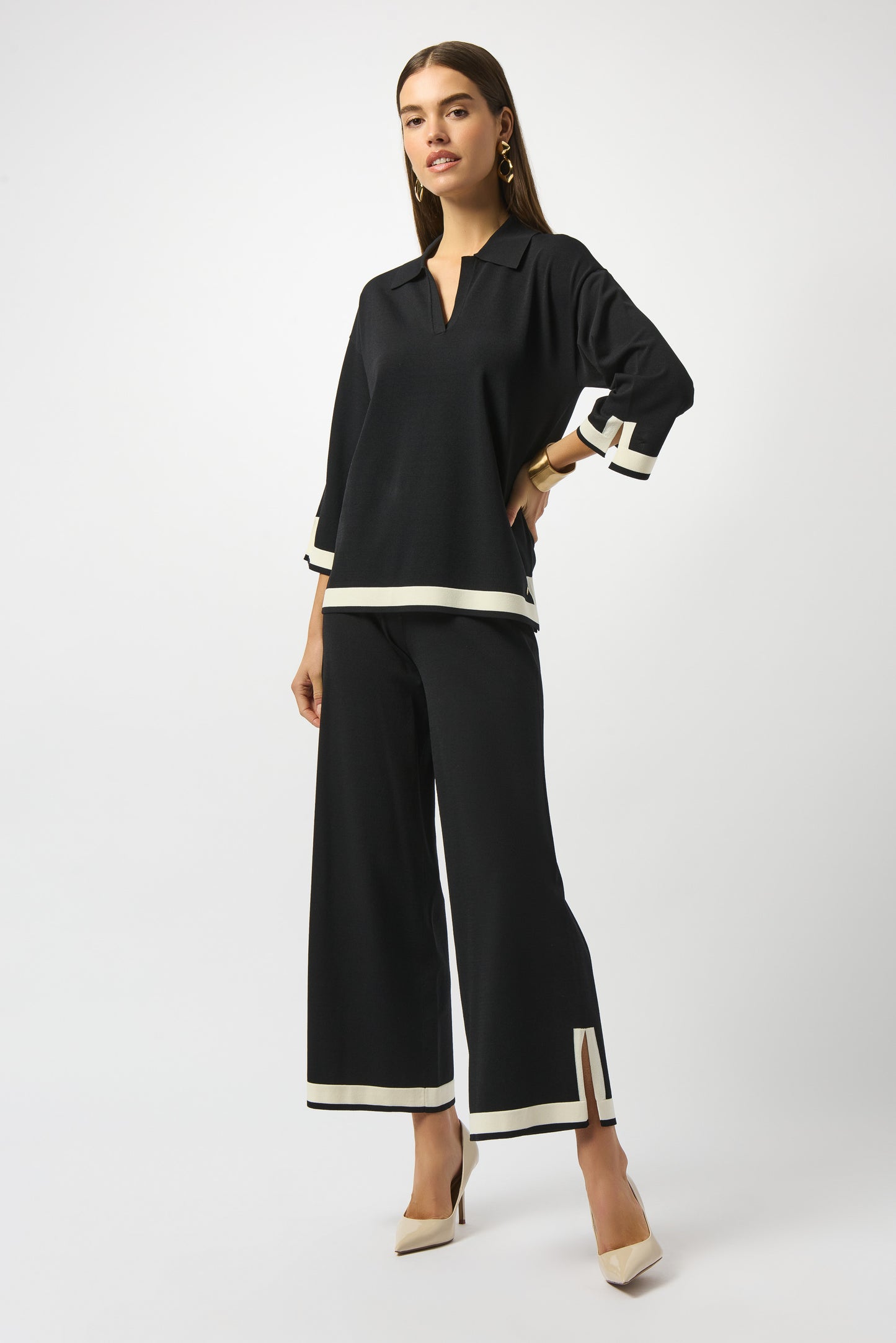 Chic Hip Length Pull-Over Top