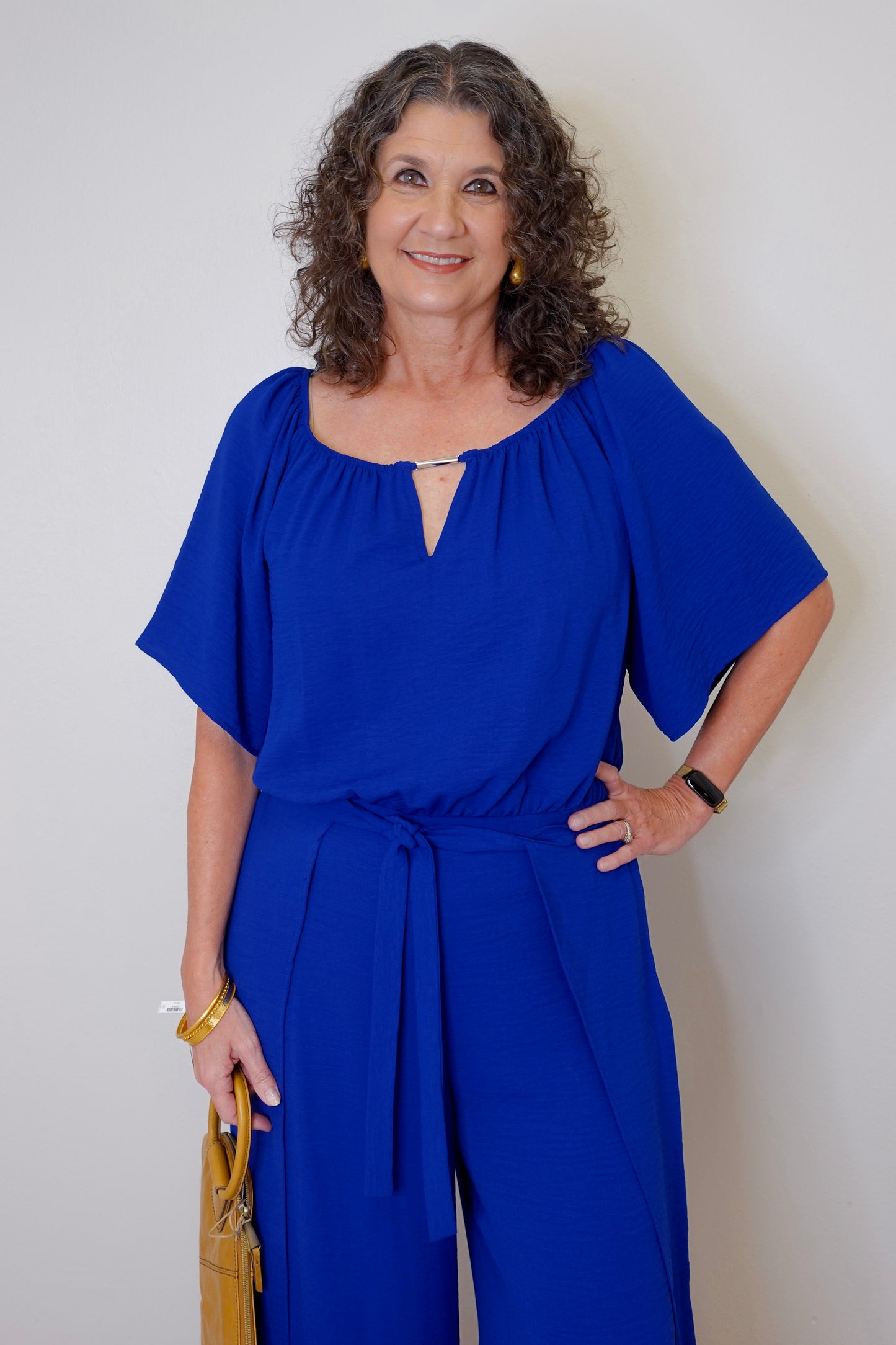 OFF SHOULDER CULOTTE JUMPSUIT