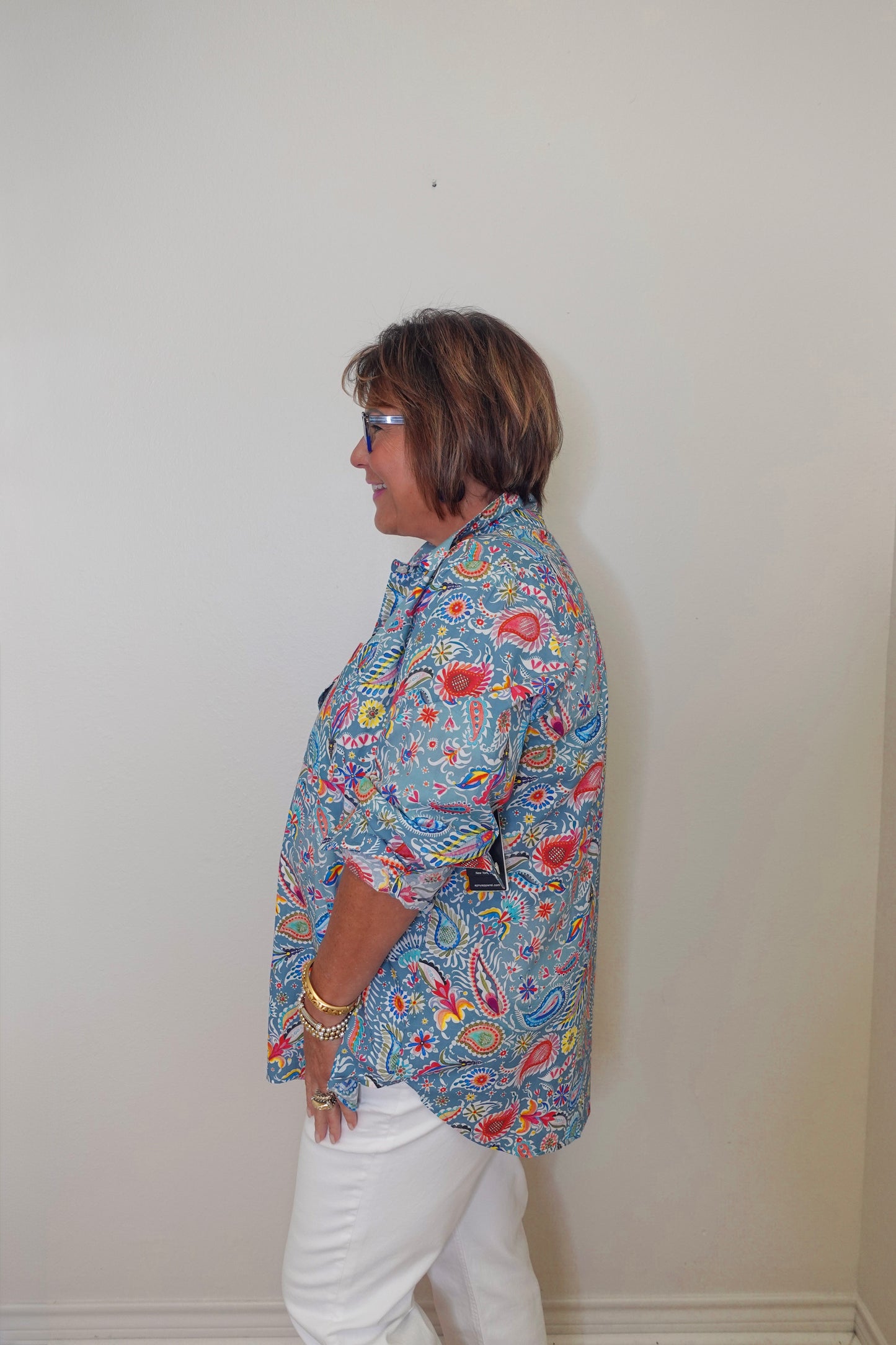 Boyfriend Button - Up Shirt