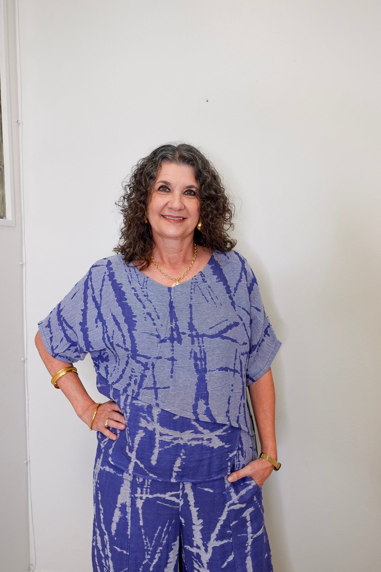 Yin Yang Jacquard Top