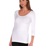 Seamless 3/4 Sleeve Solid Tee
