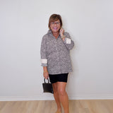 Journey L/S Leopard Blouse