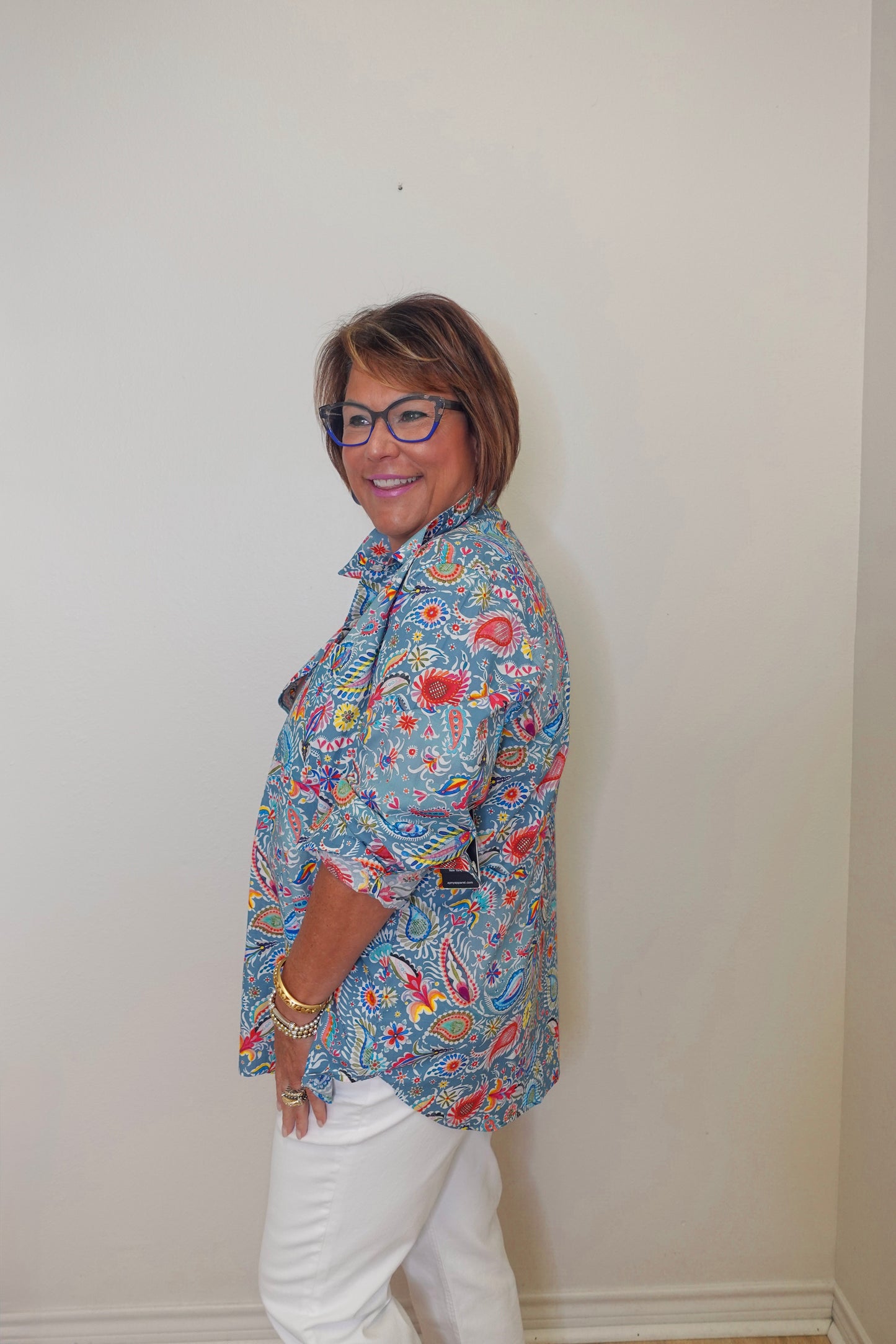 Boyfriend Button - Up Shirt