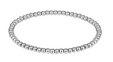 4MM STAINLESS STEEL BALL STRETCH BRACELETS