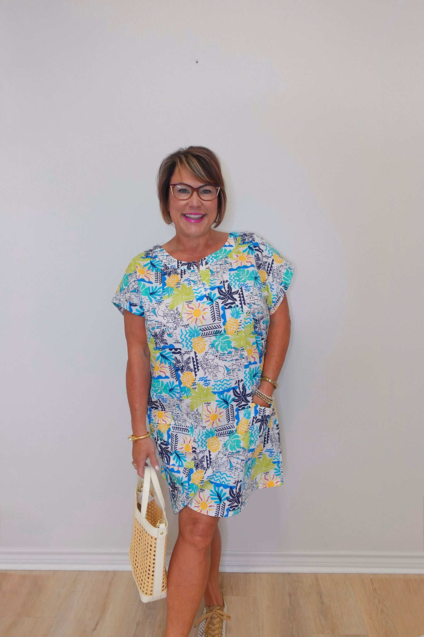 Coastal Cotton Greece Dress