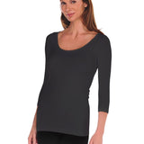 Seamless 3/4 Sleeve Solid Tee