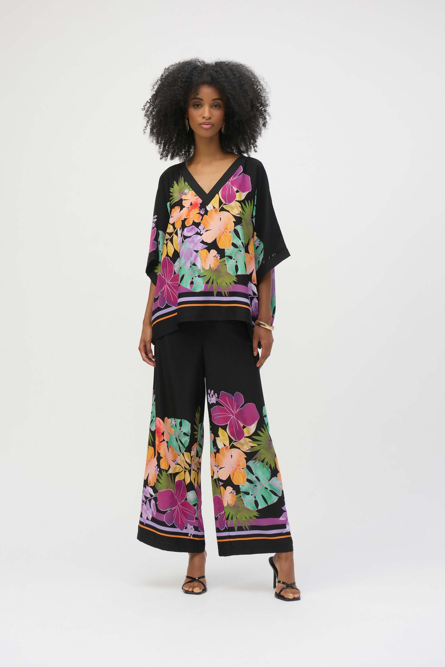 Floral Print Boxy Blouse