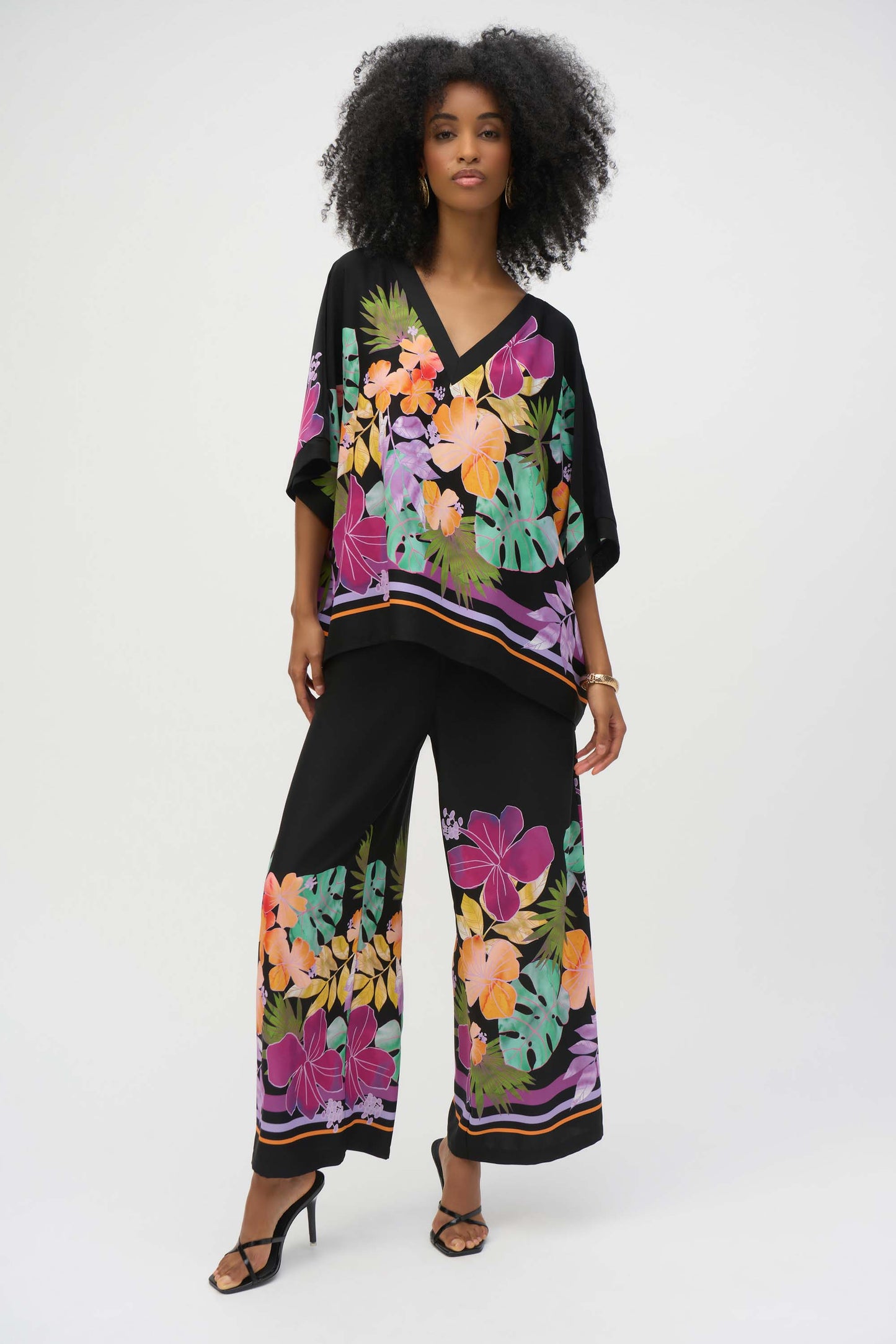 Floral Print Boxy Blouse