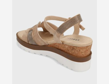 Caitlin Chain Nude Sandal