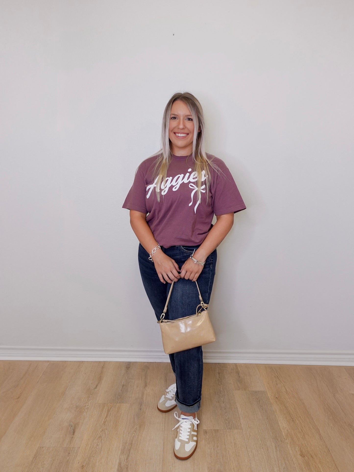 Script & Bows Aggie Tee