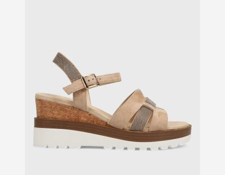 Caitlin Chain Nude Sandal