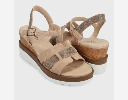 Caitlin Chain Nude Sandal