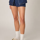 Denim Pull-On Short