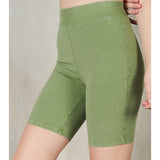 Mineral Washed Bike Shorts