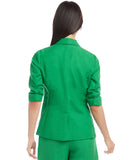 GOING GREEN RUCHED SLEEVE JACKET
