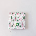 Decorative soap with festive design on a light gray background