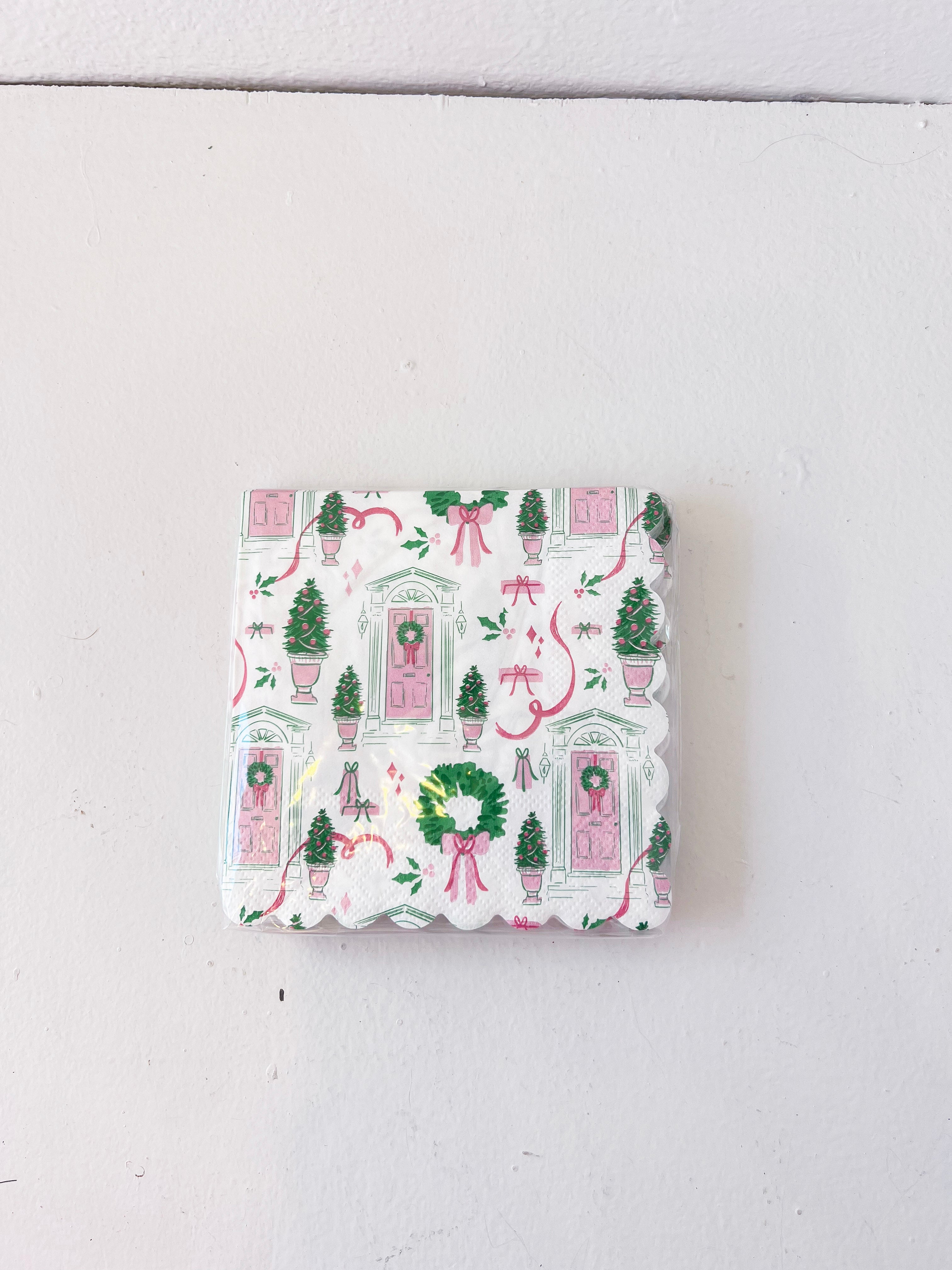 Decorative soap with festive design on a light gray background