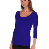 Seamless 3/4 Sleeve Solid Tee