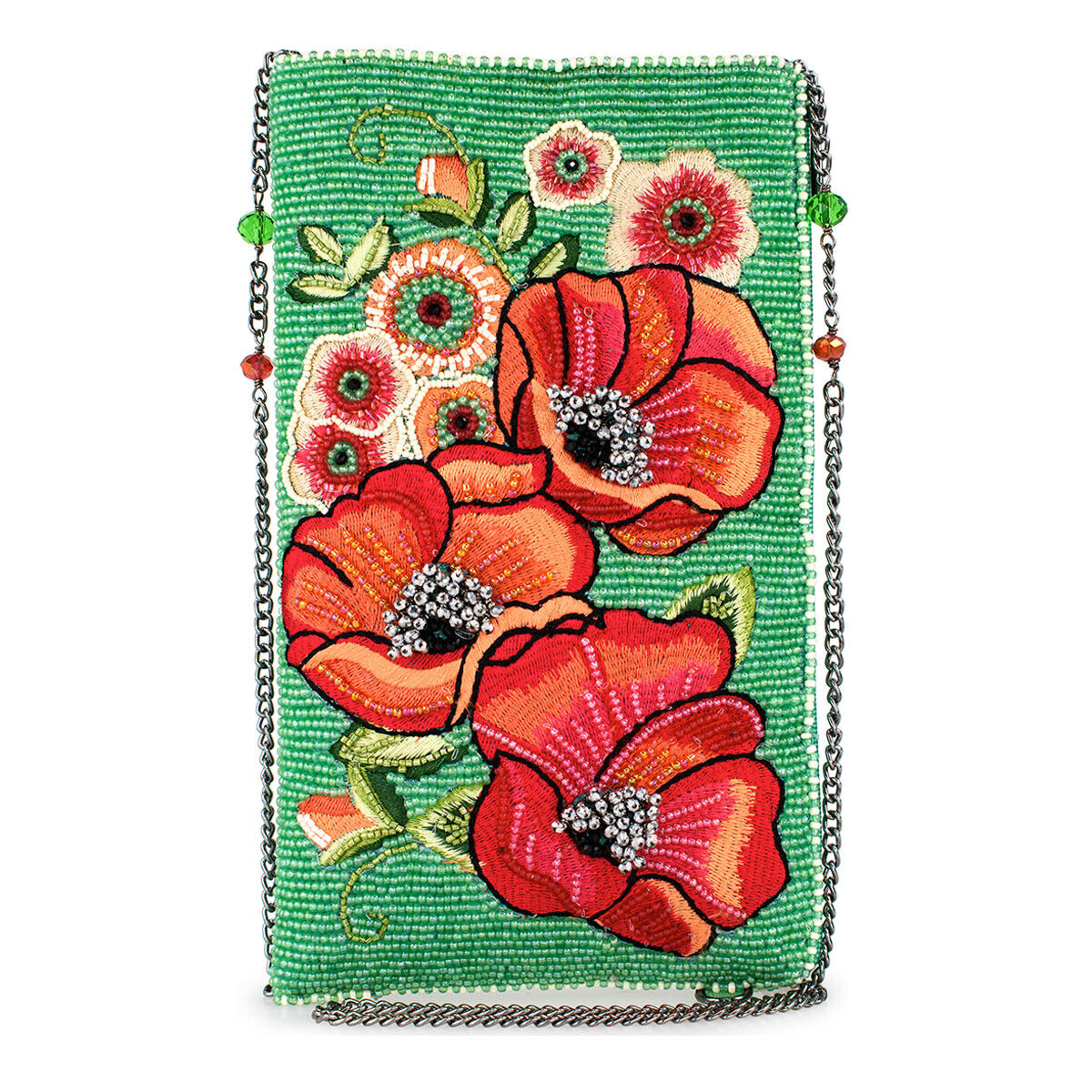 Poppy Field Crossbody Phone Bag