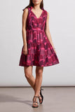 TIERED SHORT DRESS W/ BOW DETAIL