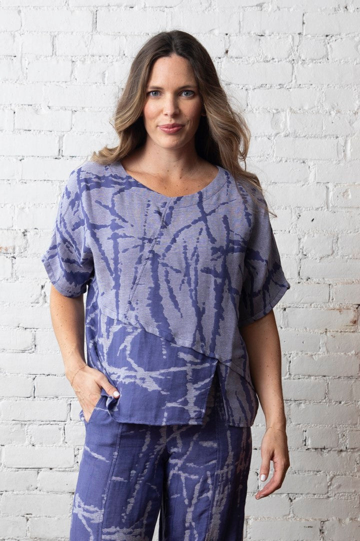 Yin Yang Jacquard Top