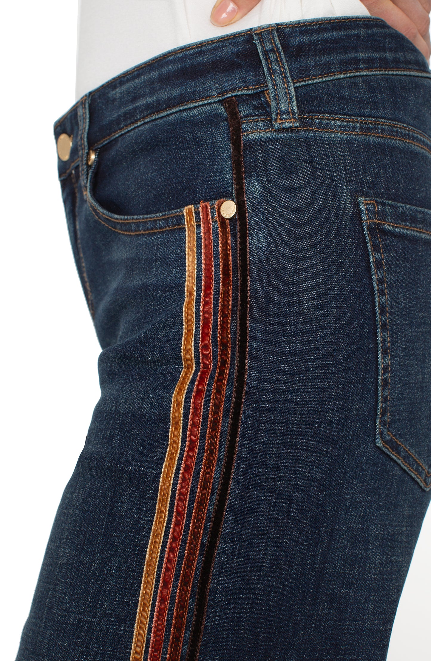 Stride Wide Leg W/ Velvet Trim