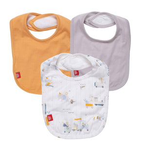 WELCOME WAGON 3-PACK TRADITIONAL BIBS