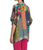 Loose Button Up Patch Tunic