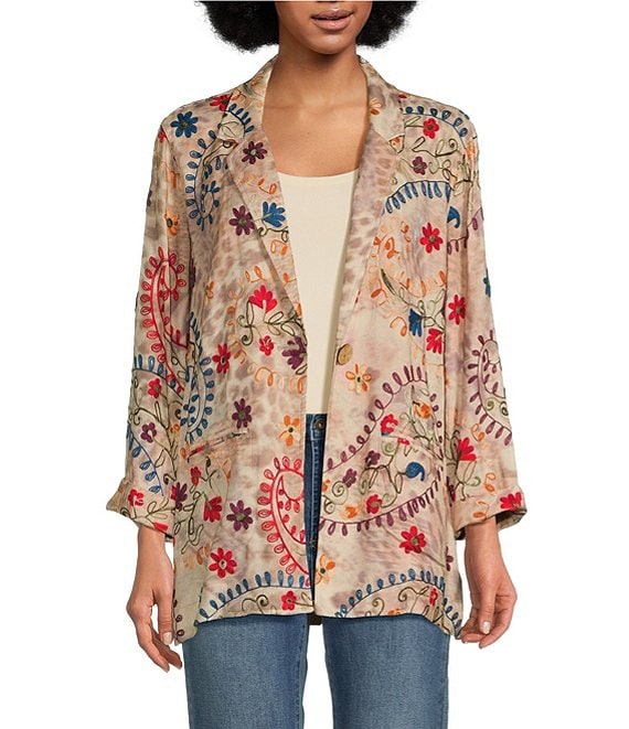 ALL OVER EMBROIDERED JACKET