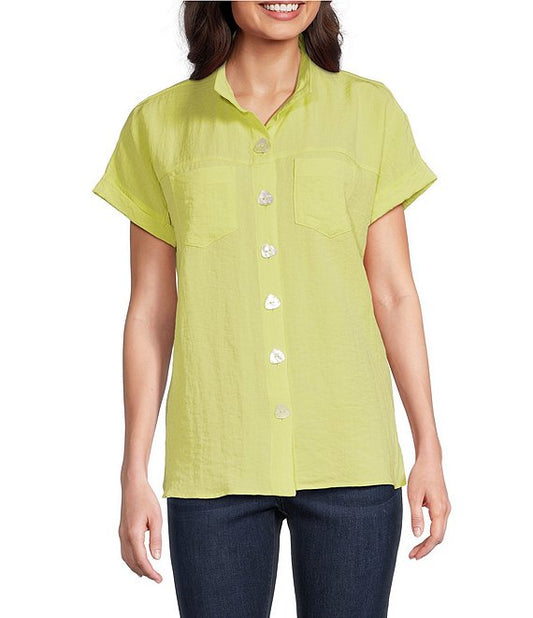 Button Front Camp Shirt