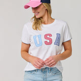 USA Relaxed Tee - TresChicTexas