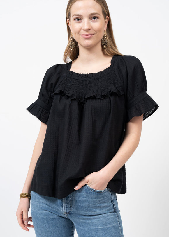 SMOCKED EASY TOP