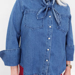 Jolene Button Down Denim Shirt - TresChicTexas