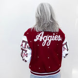 Licensed Texas A&M Bomber Jacket - TresChicTexas