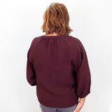 3/4 Sleeve Multi Button Blouse