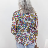 Flowy Dolman Sleeve Blouse