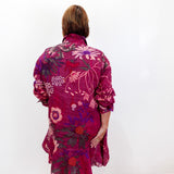 Linen Dress W/ Flounce Hem