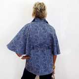 Floral Paisley Chambray Capelet