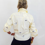 Embroidered Duck Button Down Shirt