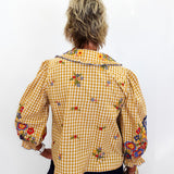 Check Garden Blouse