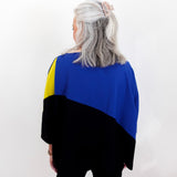Grace-2 Mix Media Scuba KNit Top