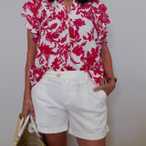 Pleated Trouser Short
