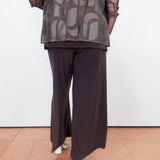 Pull-on Flowy Wide Leg Pant