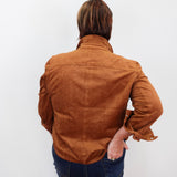 L/S Faux Suede Shirt